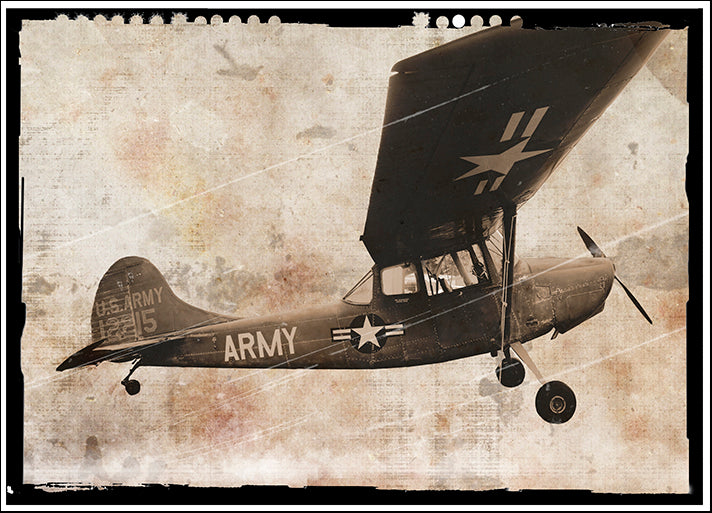 ERICLA121958 Army Plane, by Erin Clark, available in multiple sizes