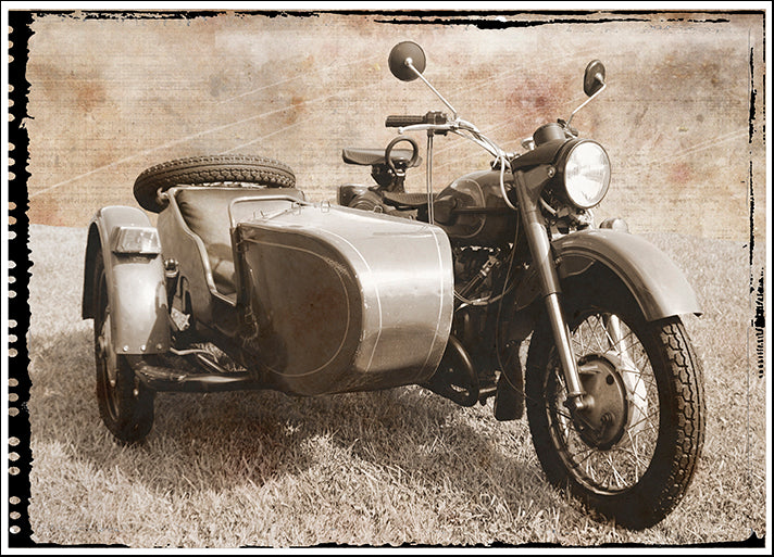 ERICLA121965 Ural Motorcycle 1, by Erin Clark, available in multiple sizes