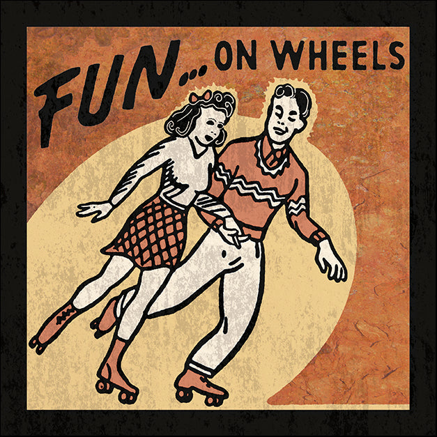 ERICLA128434 Fun On Wheels, by Erin Clark, available in multiple sizes