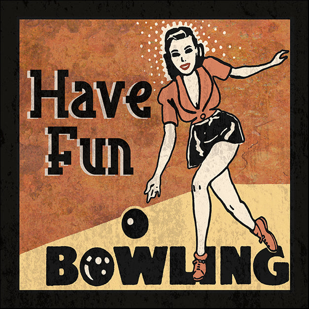ERICLA128435 Have Fun Bowling, by Erin Clark, available in multiple sizes