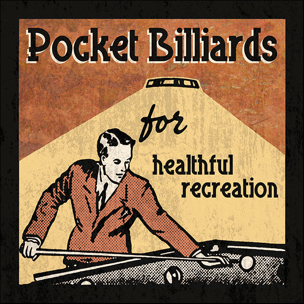 ERICLA128436 Pocket Billiards, by Erin Clark, available in multiple sizes