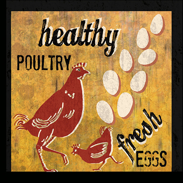 ERICLA128437 Healthy Poultry, by Erin Clark, available in multiple sizes