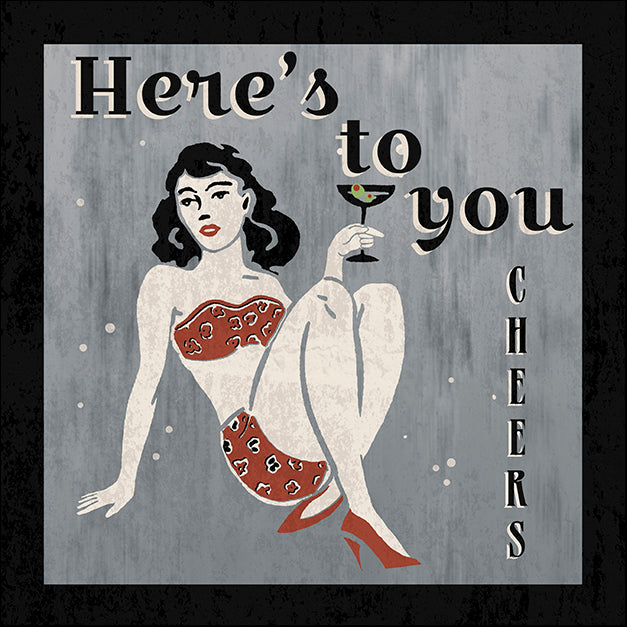 ERICLA128441 Here's to You, by Erin Clark, available in multiple sizes