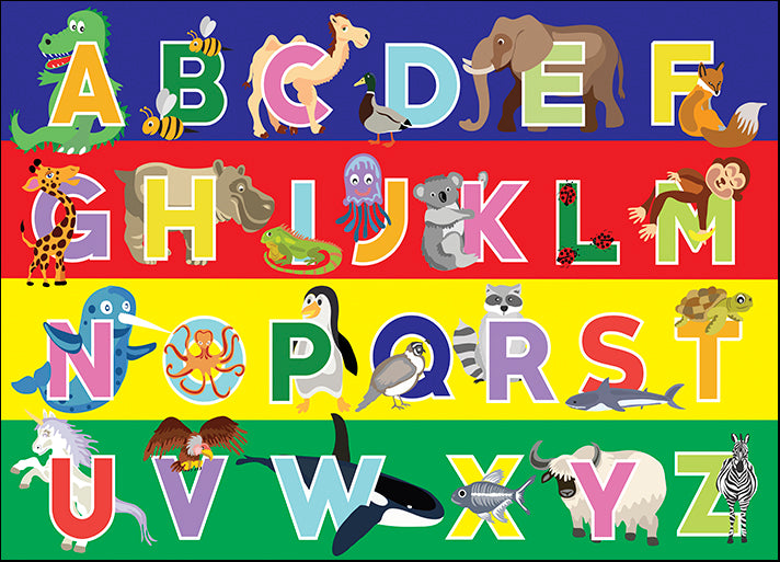 ERICLA138735 Alphabet Puzzle, by Erin Clark, available in multiple sizes