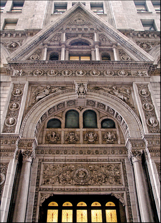 ERICLA91928 Witherspoon Building (Midtown Village) (color), by Erin Clark, available in multiple sizes