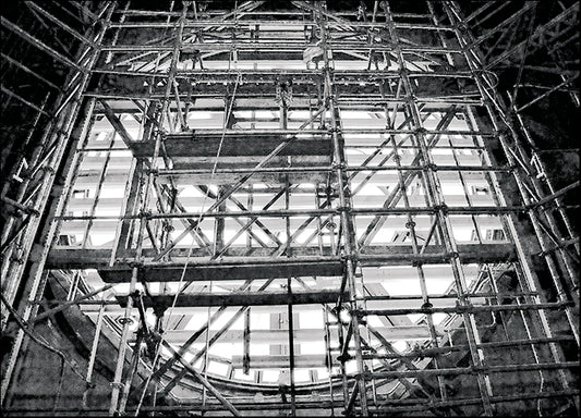 ERICLA92281 Inside Clock (b/w), by Erin Clark, available in multiple sizes