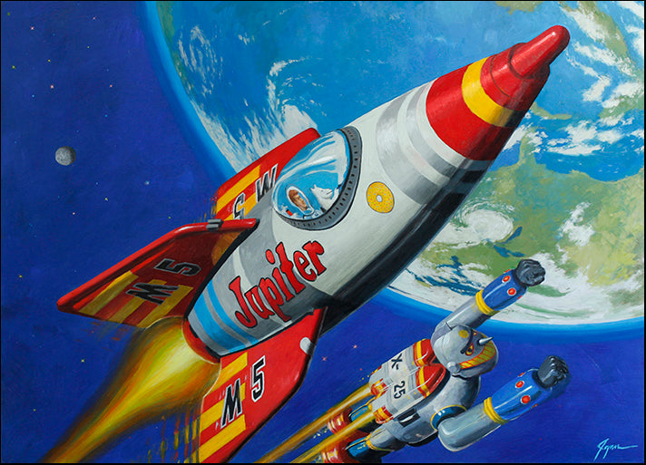 ERIJOY143779 Space Patrol 2, by Eric Joyner, available in multiple sizes