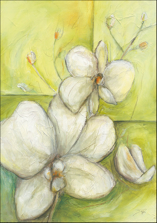 EU DZ1028 Lady in White by Dagmar Zupan 50x70cm on paper