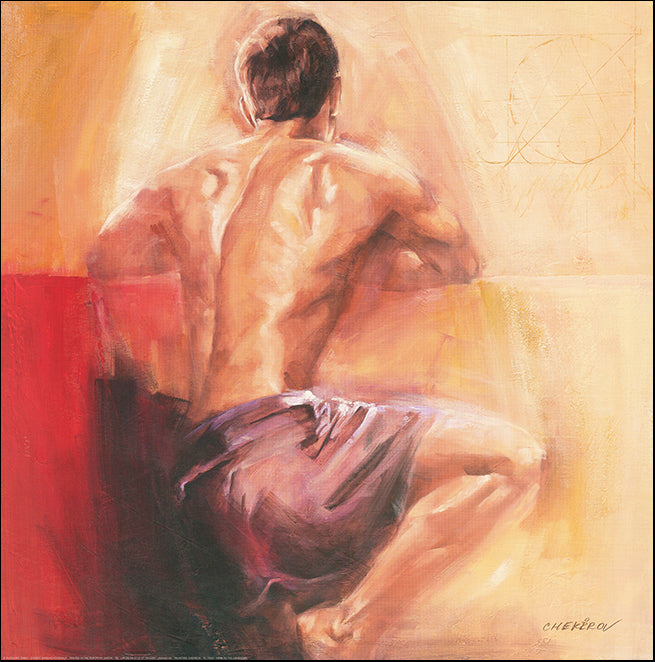 EU TC1054 View to the Landscape by Talantbek Chekirov 70x70cm on paper - Chamton