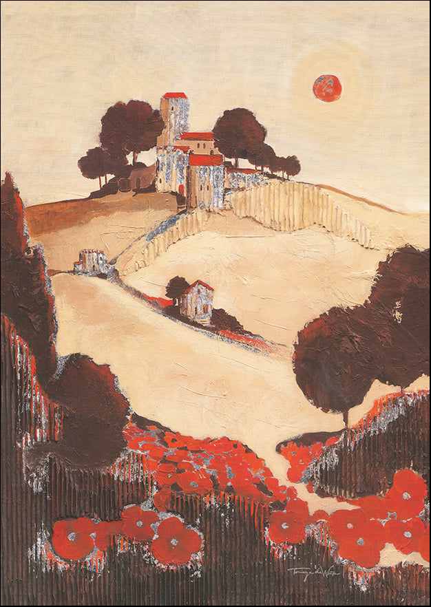EU TW1061 Petit Luberon by Tomasyn de Winter 50x70cm on paper