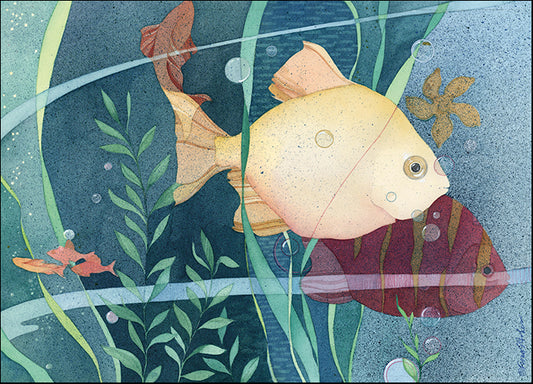 FIOSTO109721 Aquarium I, by Fiona Stokes-Gilbert, available in multiple sizes - Chamton