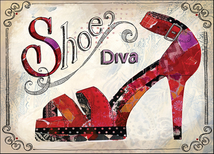 FIOSTO138793 Shoe Diva, by Fiona Stokes-Gilbert, available in multiple sizes