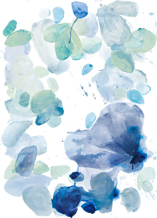 91525 Butterfly Dance in Blue A, by Fukushima, available in multiple sizes