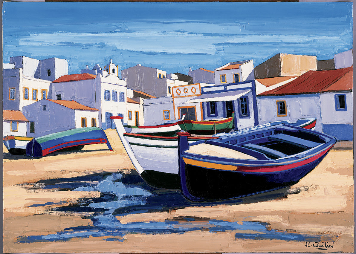 GC283 Blue Boat in Alvor, available in multiple sizes