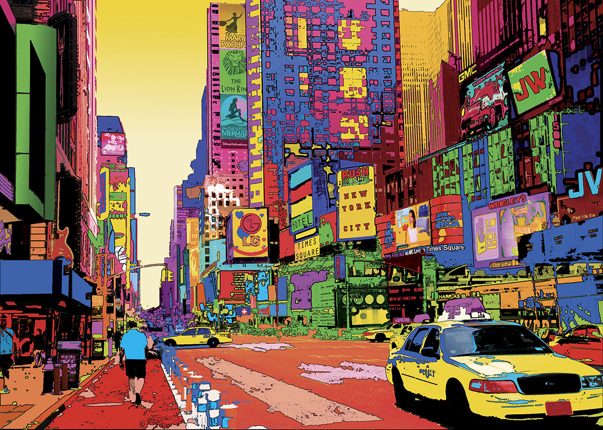 GC319 Coloured New York I, available in multiple sizes