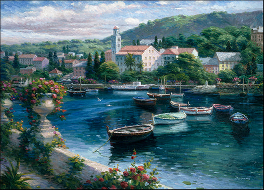 GHA39714 Harbor Boats, by Ghambaro, available in multiple sizes