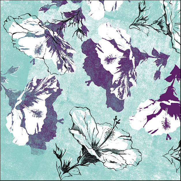87357 Graphic Hibiscus B, by GI artlab, available in multiple sizes - Chamton