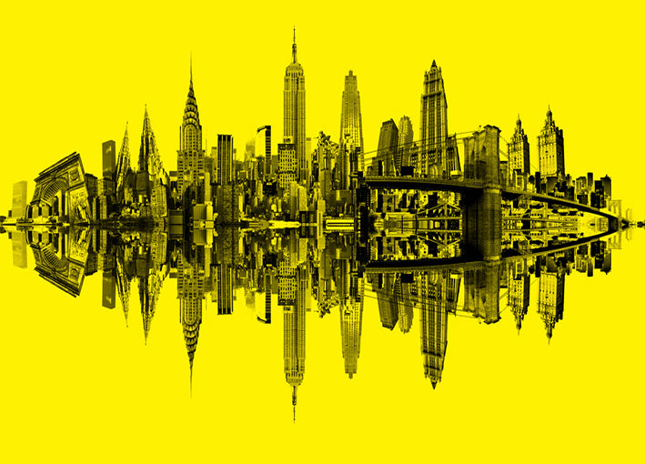 88319 New York City Beat Yellow, by GI artlab, available in multiple sizes