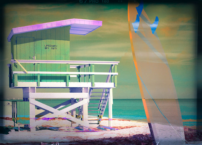 88925 Neon Beaches 2, by GI artlab, available in multiple sizes
