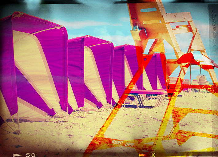 88926 Neon Beach 3, by GI artlab, available in multiple sizes