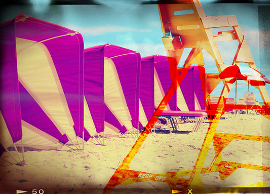 88926 Neon Beach 3, by GI artlab, available in multiple sizes