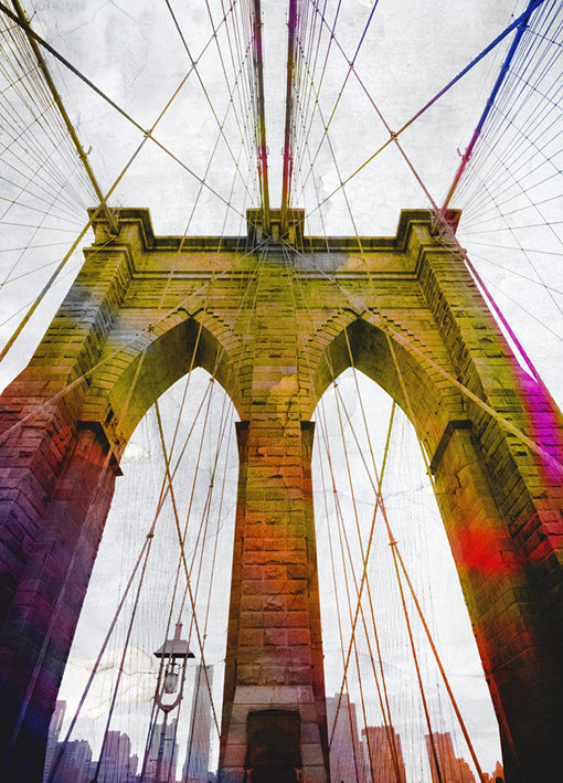 88932 Brooklyn Bridge, by GI artlab, available in multiple sizes