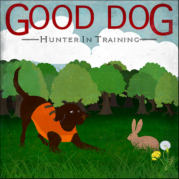 GOODOG127813 Good Dog Hunter In Training III, by Good Dog Studios, available in multiple sizes