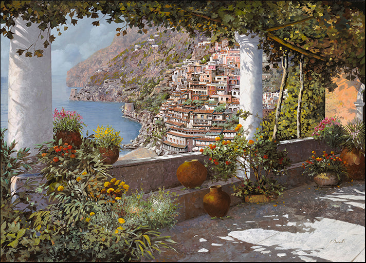 GUIBOR108529 la Terrazza a Positano, by Guido Borelli, available in multiple sizes