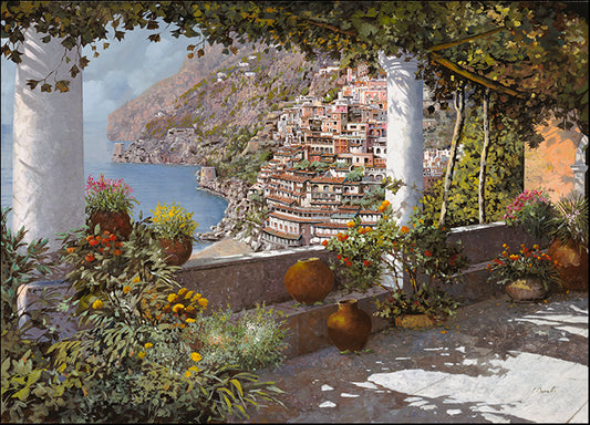 GUIBOR108529 la Terrazza a Positano, by Guido Borelli, available in multiple sizes