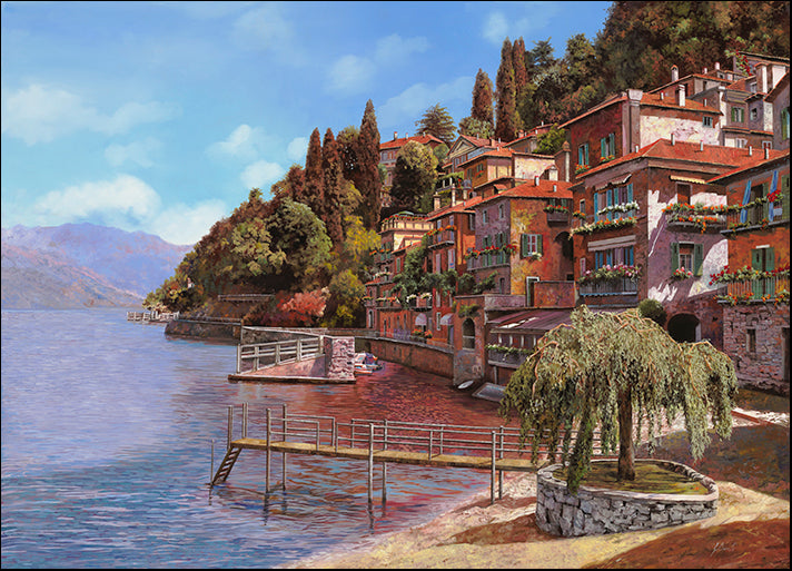 GUIBOR108532 Varenna on Lake Como, by Guido Borelli, available in multiple sizes