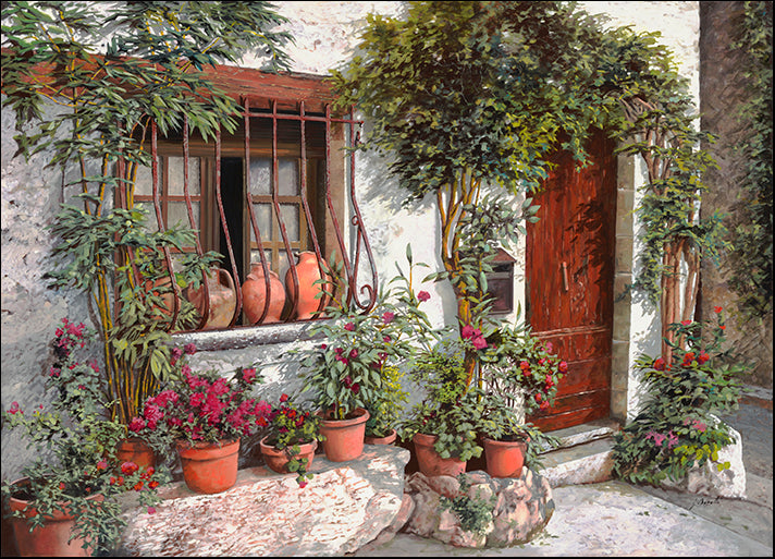 GUIBOR108541 I Vasi Dietro La Grata, by Guido Borelli, available in multiple sizes