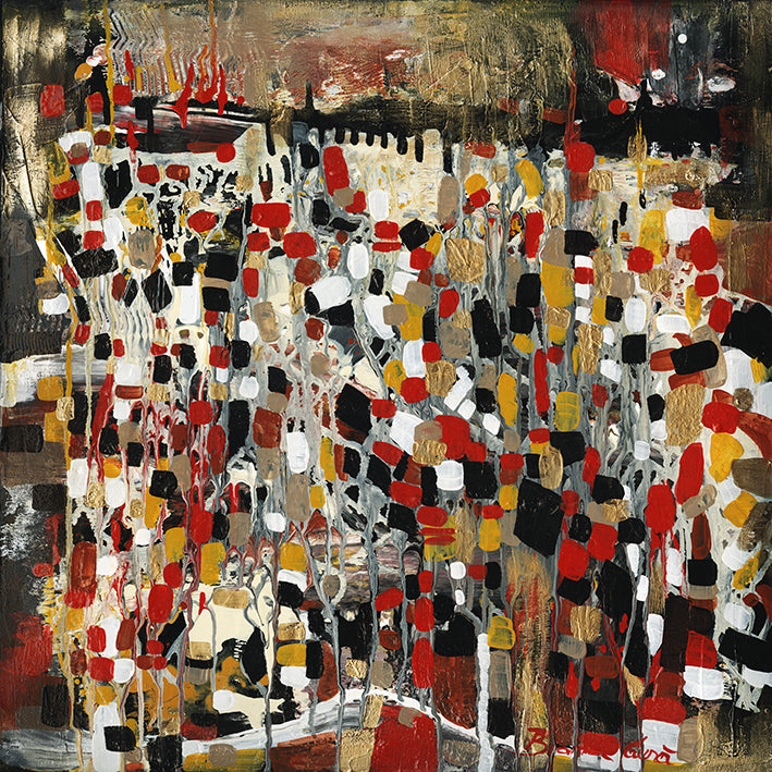 GUN02-G Falling in Pieces II, available in multiple sizes