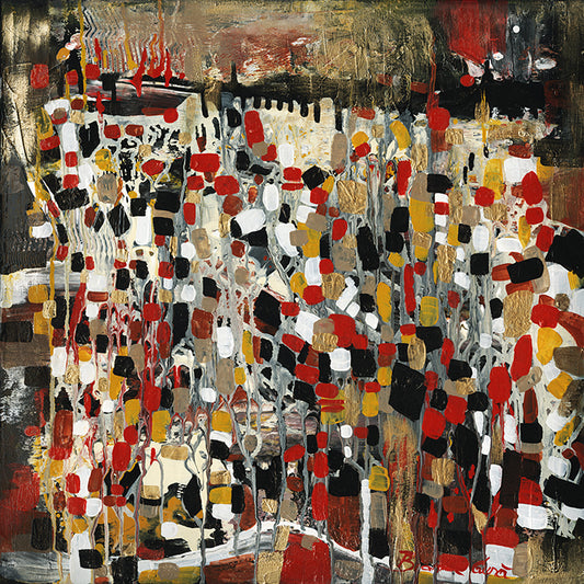 GUN02-G Falling in Pieces II, available in multiple sizes
