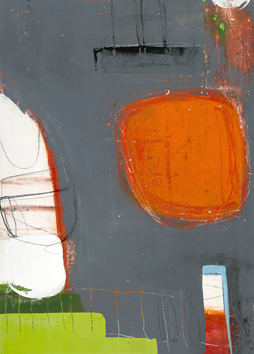 102146 Grey Shapes Abstract, by Goderwis, available in multiple sizes