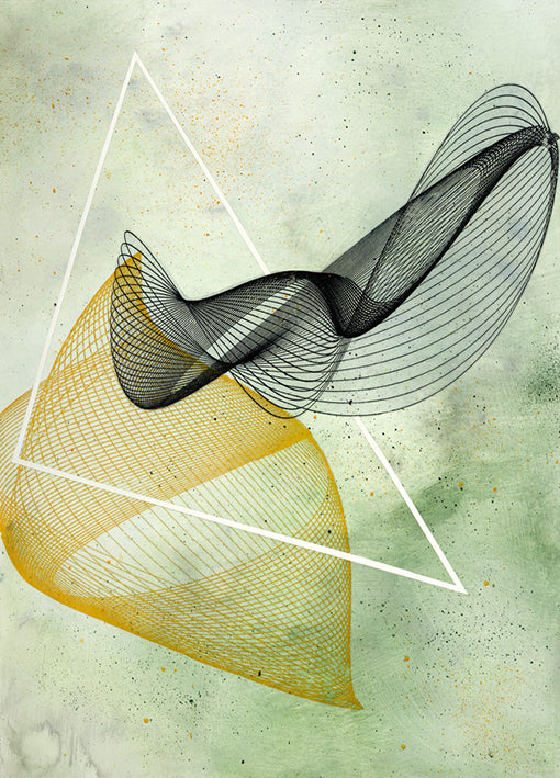 103231 Abstract Spirograph I, by Goderwis, available in multiple sizes