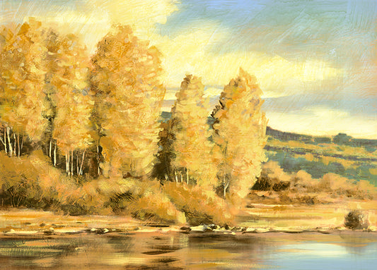 99085 Leaves Turning 1, by Gordon B, available in multiple sizes