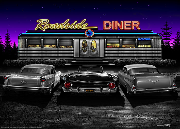 HF11 Roadside Diner by Chris Consani, available in multiple sizes