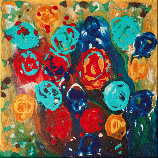 HILWIN146736 Abstract Flower 3, available in multiple sizes