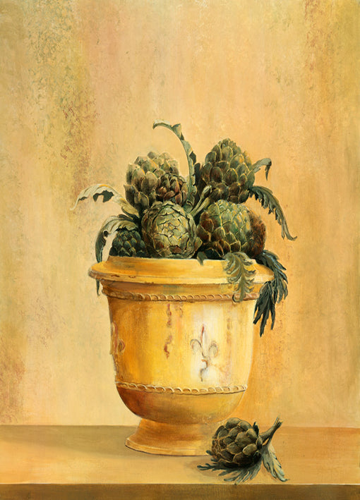 HallH,86346 Artichokes, by Hall Hampton, available in multiple sizes