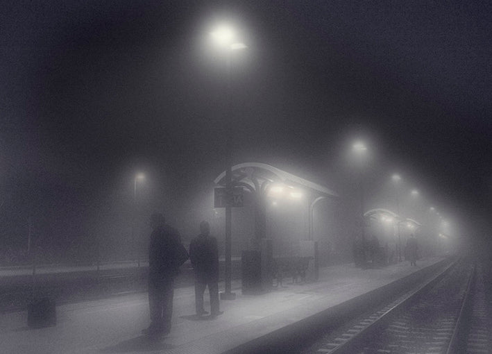 91642 Early Morning Commuters, by Hansen, available in multiple sizes