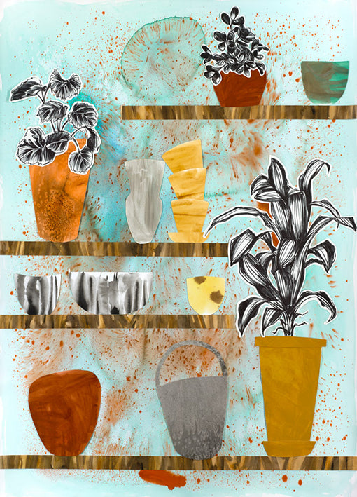 93096 Potting Up I, by Harvey B, available in multiple sizes