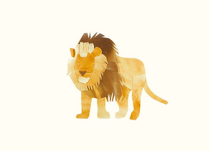 HarveyB,98517 Lion, by Brenna Harvey available in multiple sizes