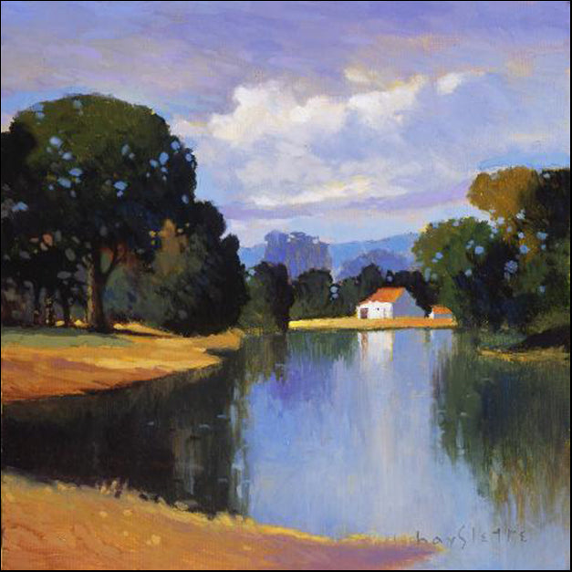 79542 Barns on Greenbrier I, by Hayslette, available in multiple sizes - Chamton