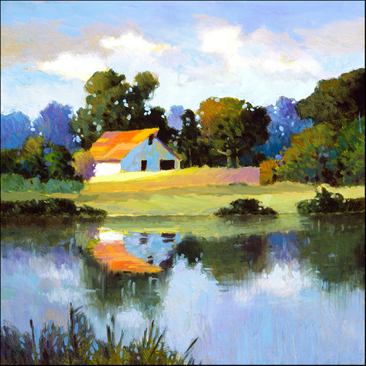 79543 Barns on Greenbrier II, by Hayslette, available in multiple sizes - Chamton