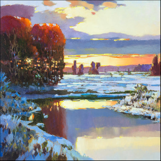 98444 Snow on Greenbrier, by Hayslette, available in multiple sizes