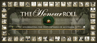 Cricket the Honour Roll Australian Captains 99x44cm paper - Chamton