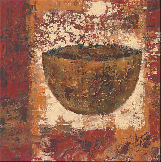 IG2658 An Oriental Flavour 4 by Sandee Shaffer Johnson 50x50cm on paper