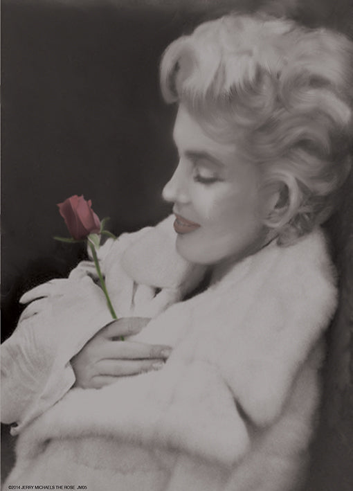 JM05 Marilyn with Rose by Jerry Micharls, available in multiple sizes - Chamton