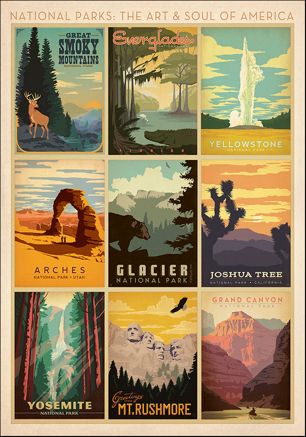 JOEAND116290 National Parks : The Art & Soul of America, available in multiple sizes