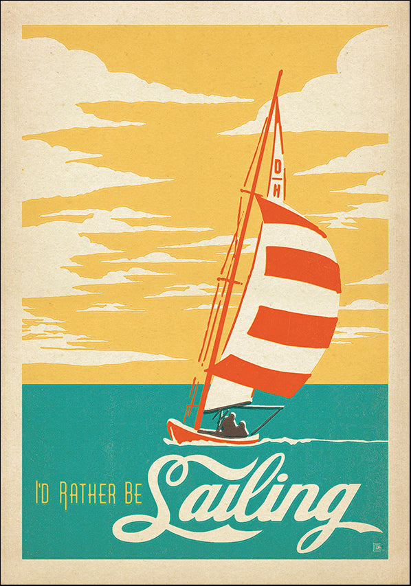 JOEAND116351 I'd rather be Sailing, available in multiple sizes